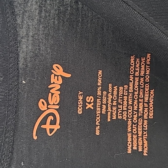 Disney Halloween Xray mickey mouse shirt black XS - Picture 4 of 5